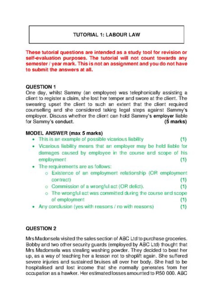 Labour Questions and Answers PDF: Your Complete Guide
