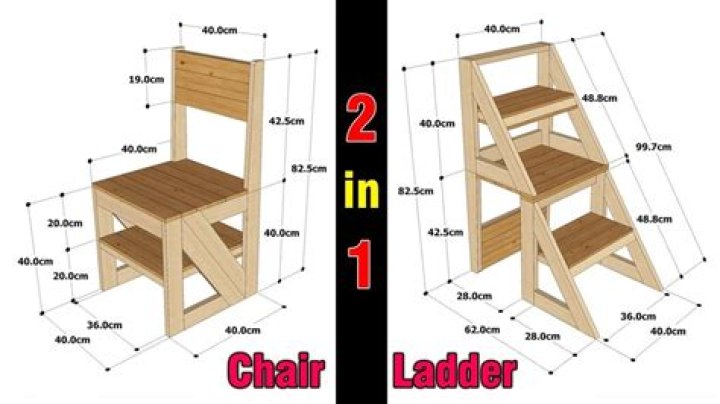 Download Free Ladder Chair Plans PDF for Easy DIY Assembly