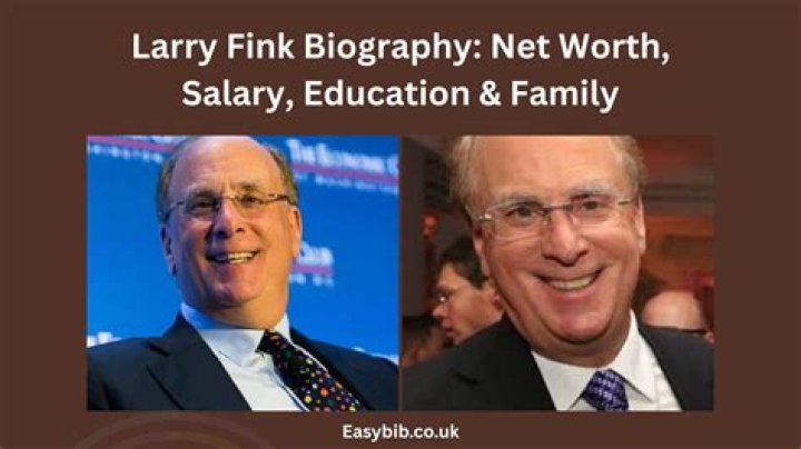 Larry Fink Bio, Age, Parents, Wife, Children, Net Worth