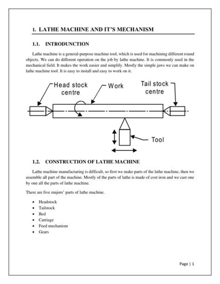 Lathe Machine Questions & Answers PDF Download – Expert Guide