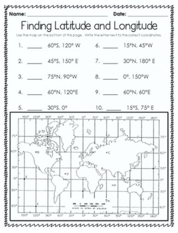 Latitude and Longitude Worksheets PDF Answers – Free Practice & Instant Solutions