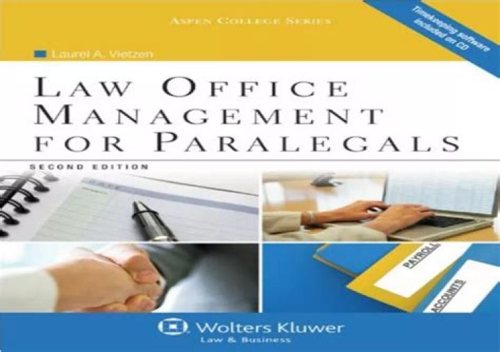 Mastering Law Office Management for Paralegals: Essential PDF Guide