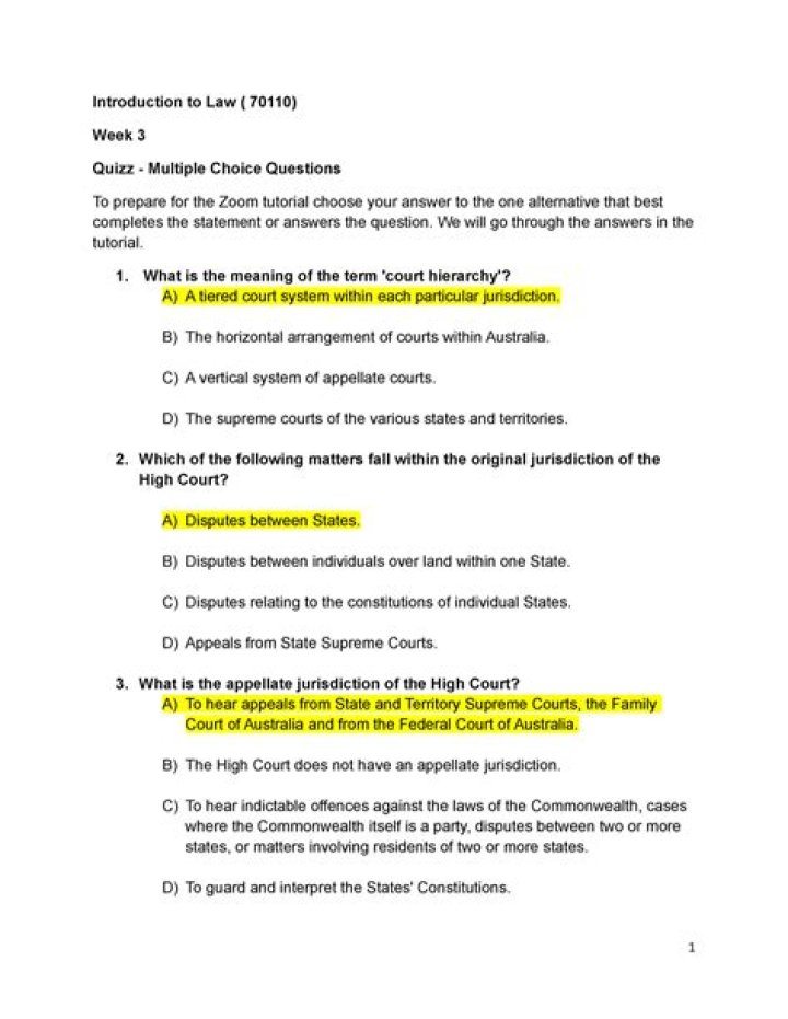 Law Quiz Questions & Answers PDF – Practice & Study Guide