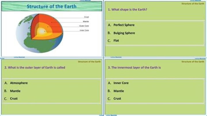 Layers of the Earth Multiple Choice Questions PDF – Study Guide & Quiz