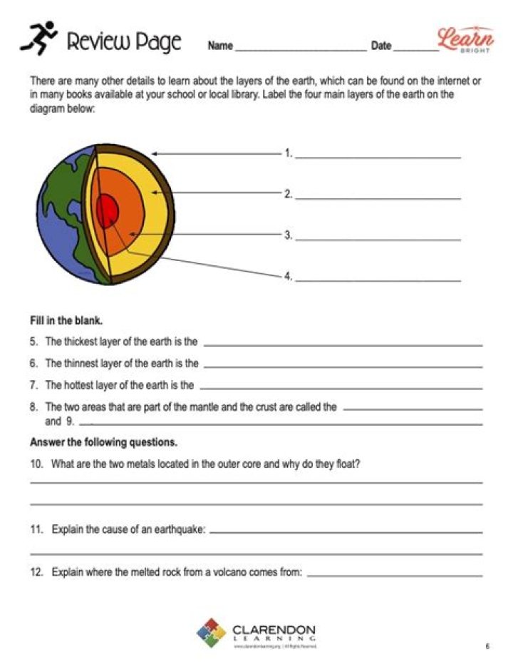 Layers of the Earth: Essential Questions & Answers PDF