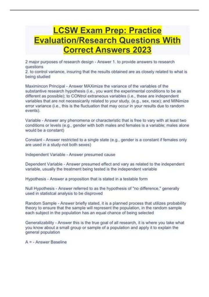 LCSW Practice Test PDF: Free Download & Master Social Work Licensing