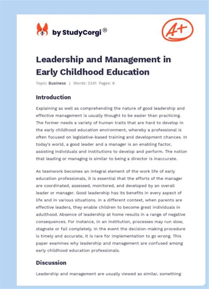 Leadership and Management in Early Childhood Education: Mastering Effective Practices