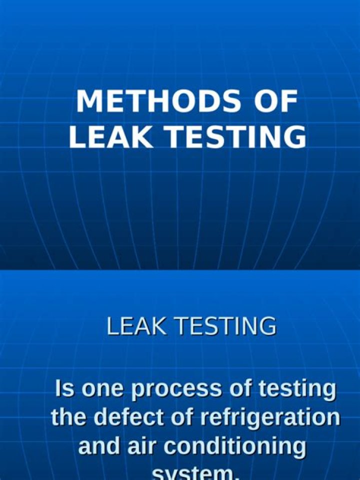 Leak Testing Methods PDF: Comprehensive Guide for Accurate Results