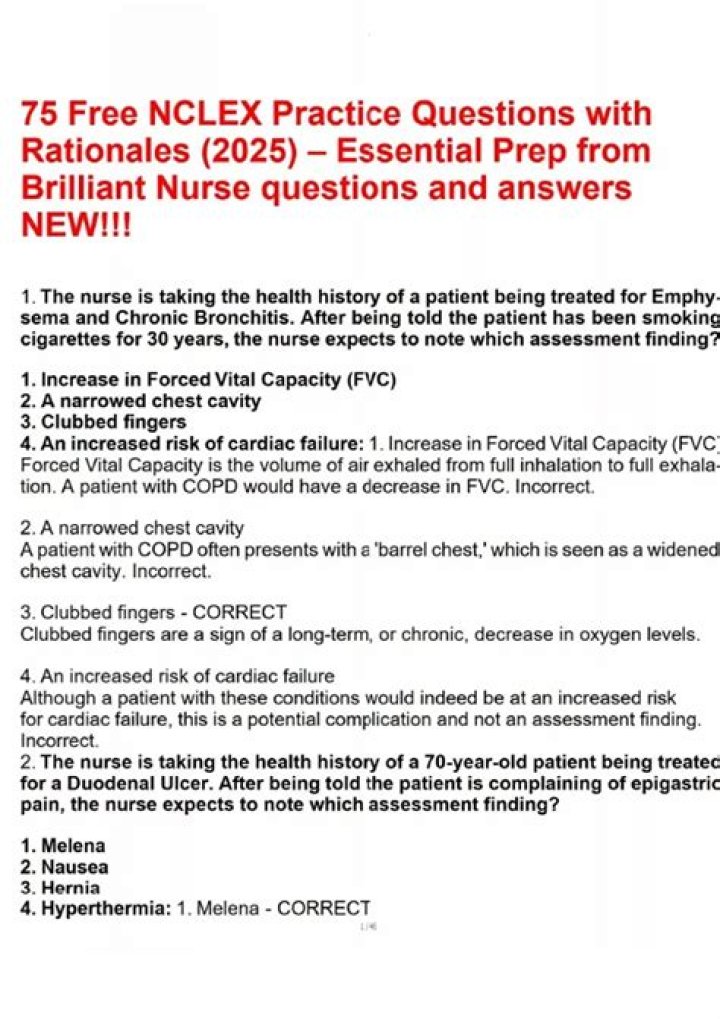 Leaked NCLEX Questions Quizlet PDF – Study Smart with Practice Tests