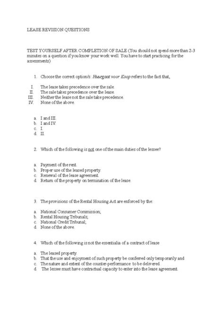 Lease Questions and Answers PDF: Get Instant Answers