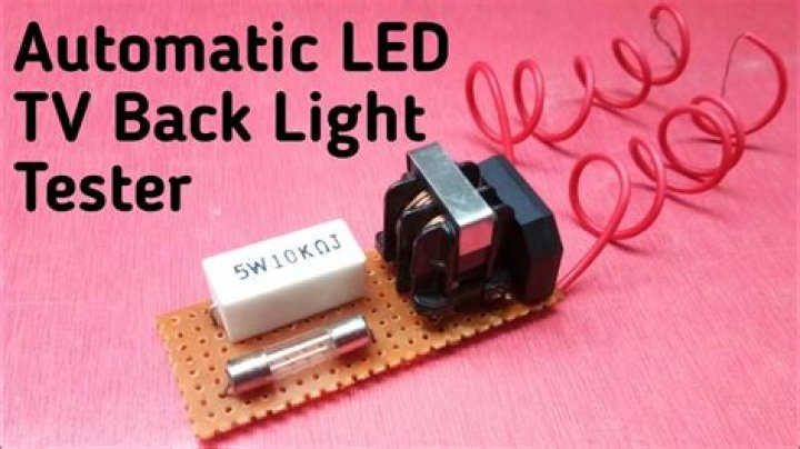 LED TV Backlight Tester Circuit Diagram – PDF Download