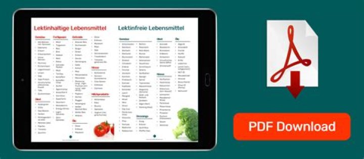 Lektine Lebensmittel Liste PDF: Entferne Lektine sicher – Übersicht & Tipps