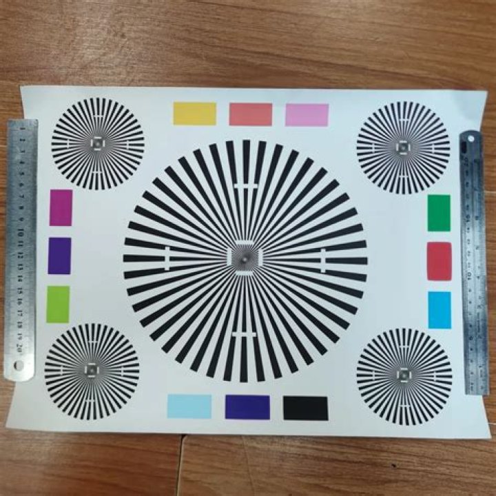 Lens Resolution Test Chart PDF – High-Quality Image Analysis Tool