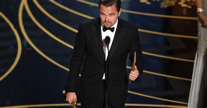 Leonardo DiCaprio Wins His First Oscar for Best Actor Oscars 2016