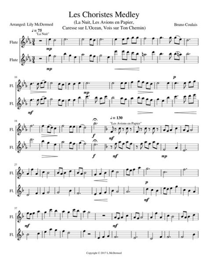 Les Choristes Sheet Music PDF – Download Free Choral Scores