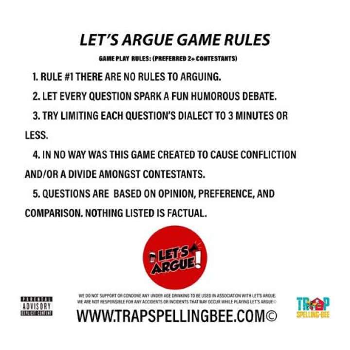 Let's Argue Game Questions PDF – Free Download & Play