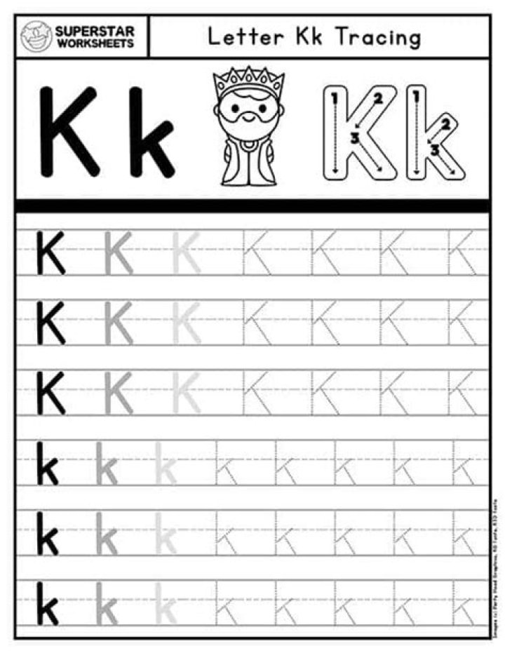 Free Letter K Tracing Worksheets PDF – Perfect for Preschool Learning