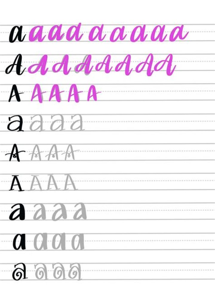Download Free Lettering Worksheets PDF for Creative Practice