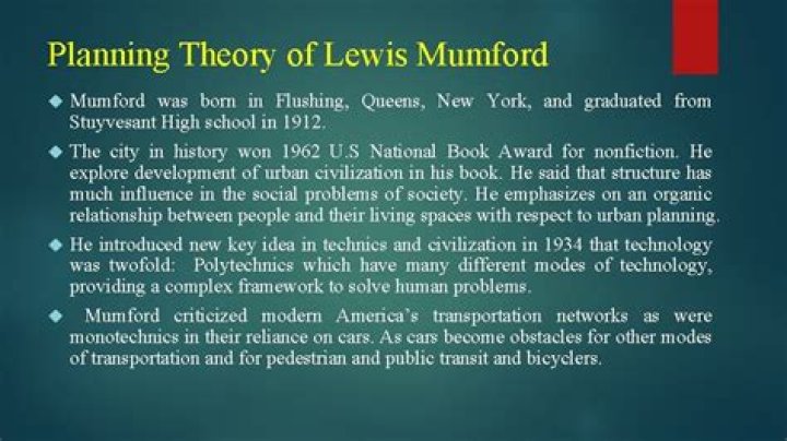 Lewis Mumford’s Planning Theory: A Complete PDF Guide
