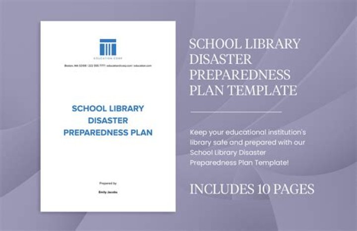 Library Disaster Plan Sample PDF – Ready When You Need It