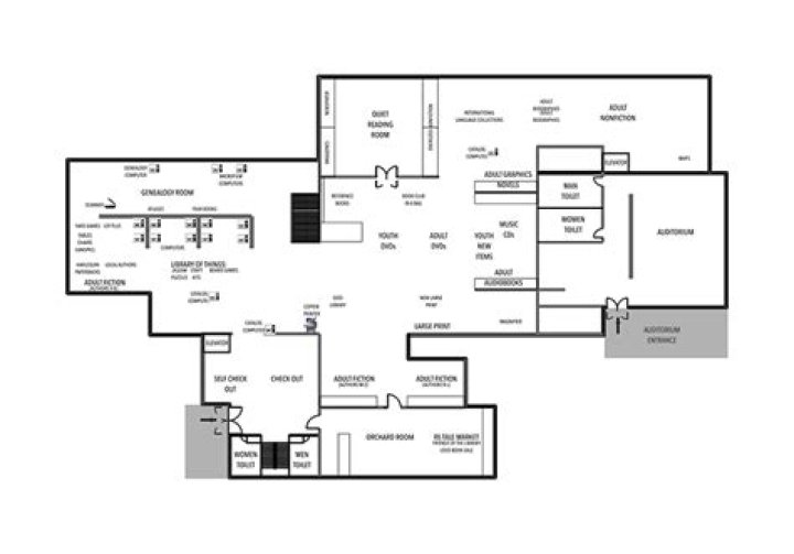 Library Floor Plan PDF for Planning Your Space