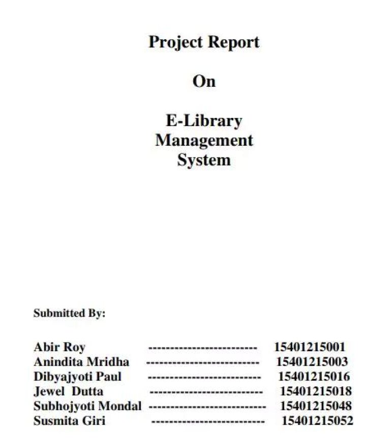Comprehensive Library Management Project Report PDF