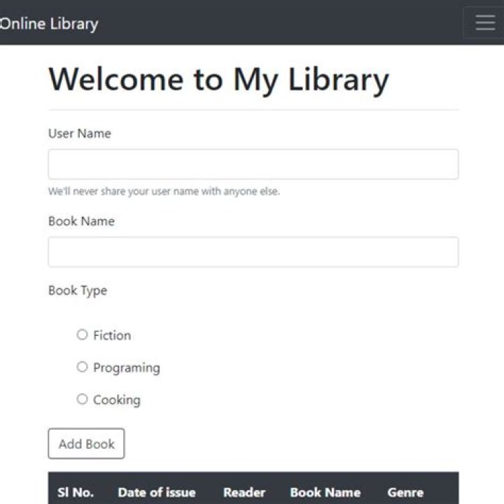 Library Management System Project in HTML with Source Code PDF