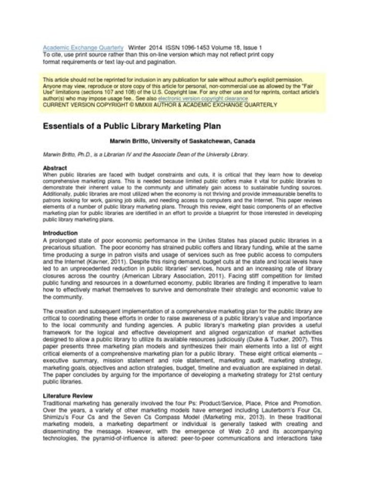 Library Marketing Plan PDF: Boost Community Engagement & Usage