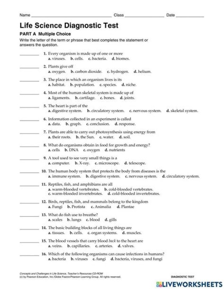 Life Science Questions & Answers PDF: Expert Answers for Students and Professionals
