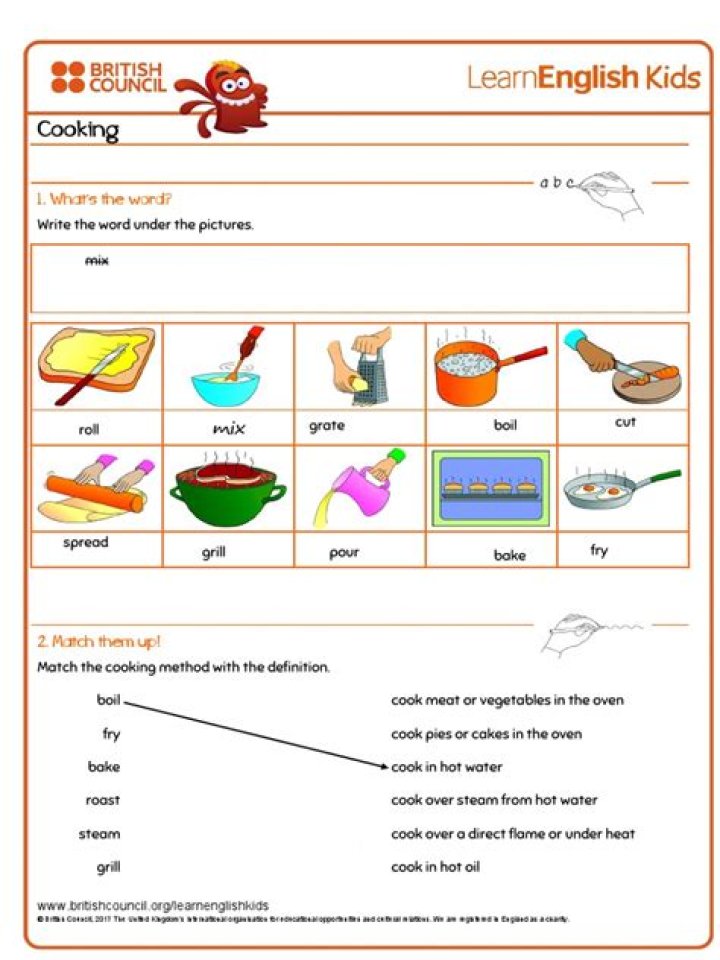 Essential Life Skills Cooking Worksheets PDF for Practical Cooking Mastery