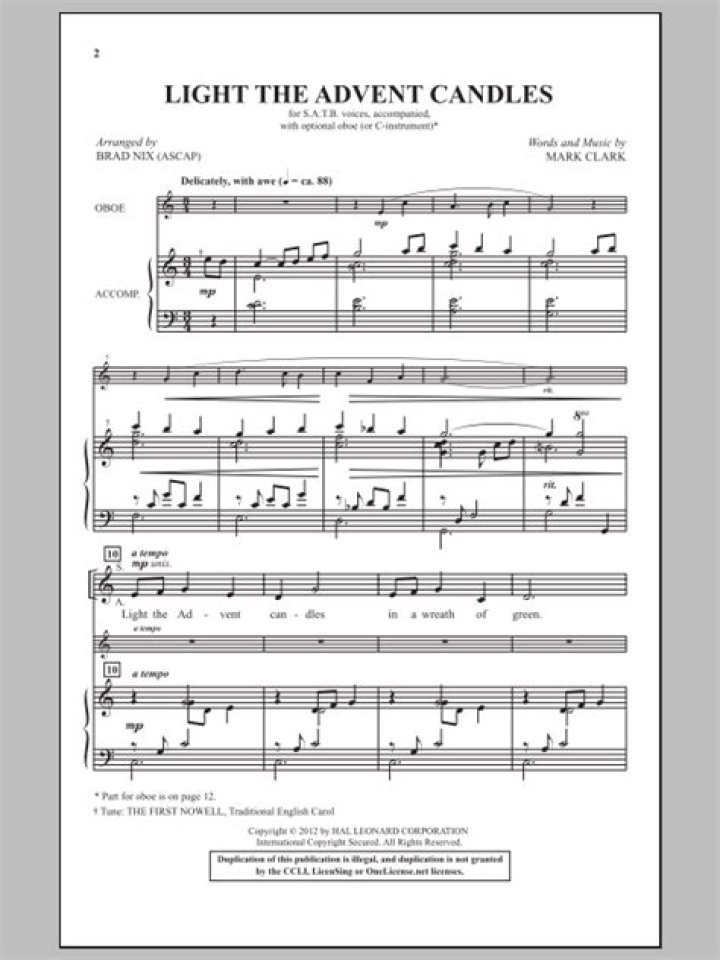 Light the Advent Candle Sheet Music PDF – Download Now