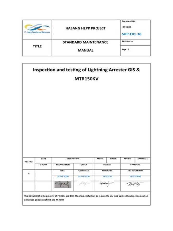 Lightning Arrester Testing Procedure: Step-by-Step PDF Guide