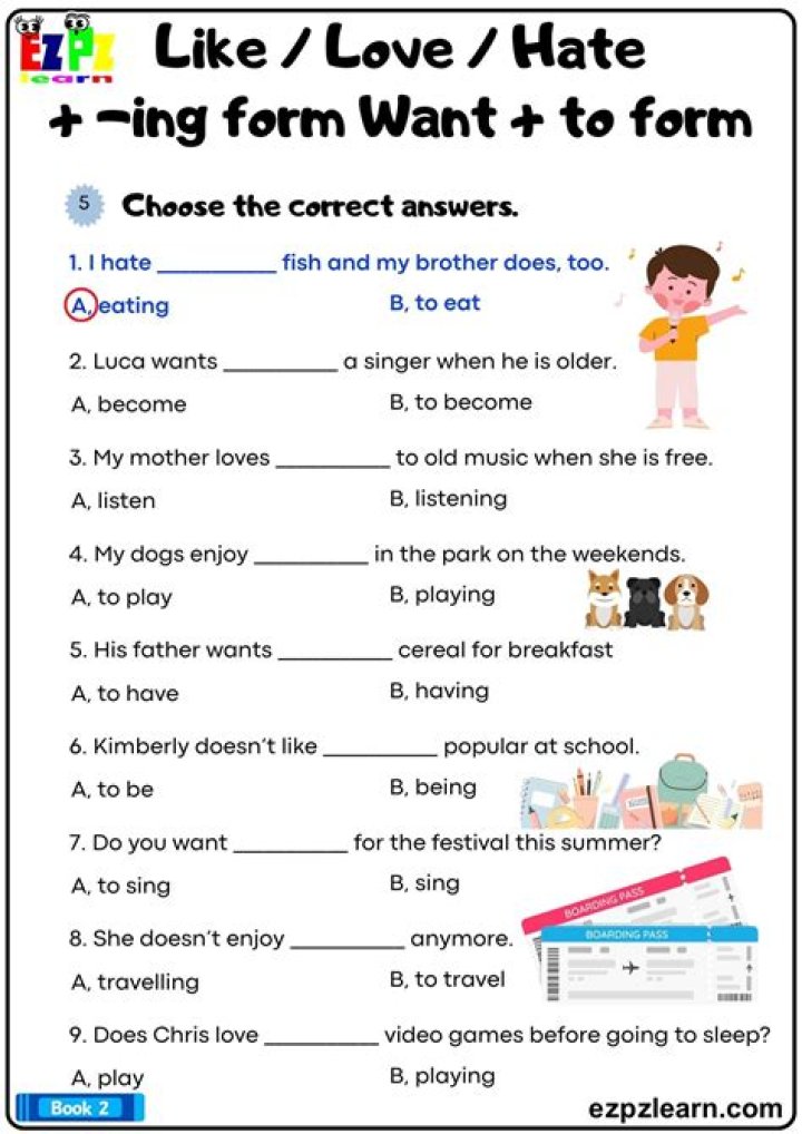 Free Love vs Hate Ing Worksheet PDF – Self-Reflection Guide