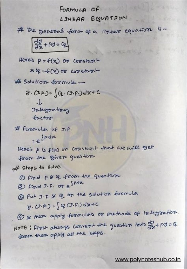 Linear Differential Equation Questions and Answers PDF Guide
