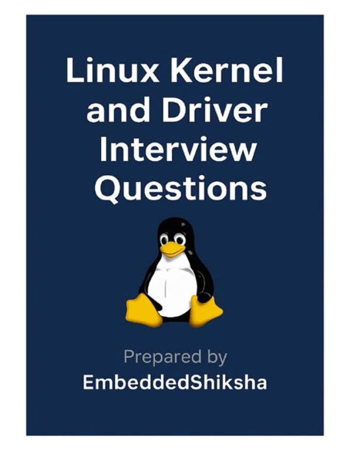 Linux Kernel Interview Questions & Answers PDF: Master Linux Kernel Interview prep