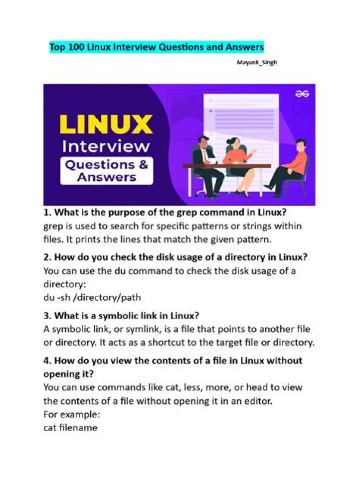 Linux Questions and Answers PDF – Expert Guide