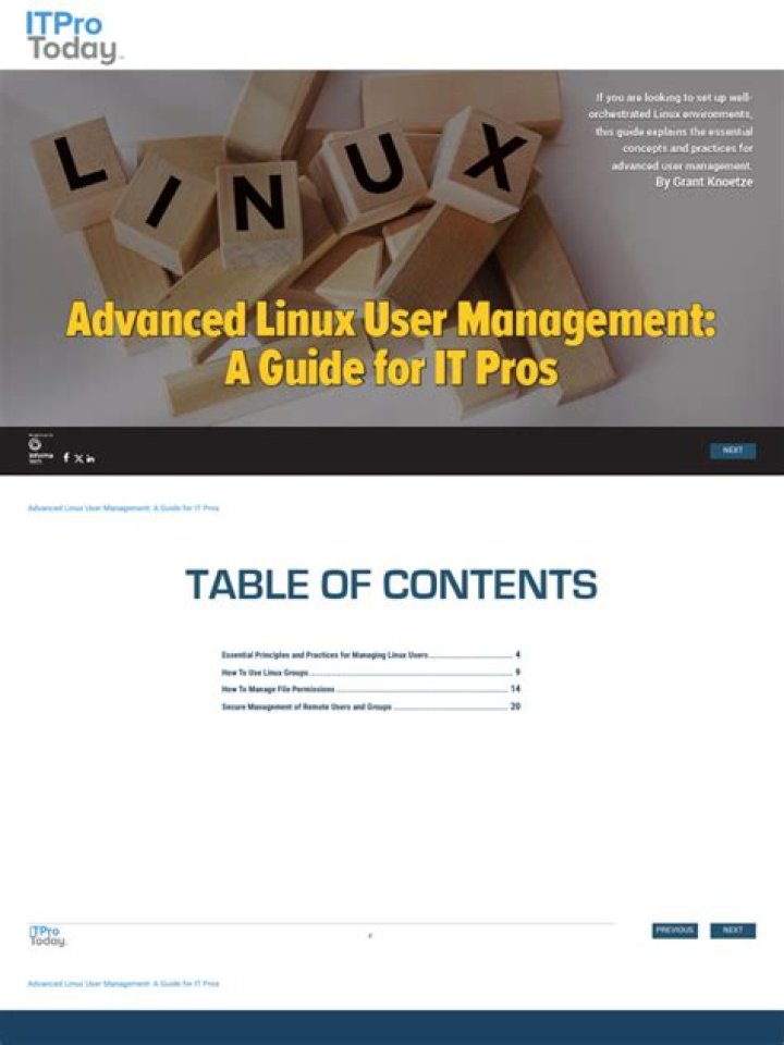 Linux User Management PDF: Master Role Access & Security