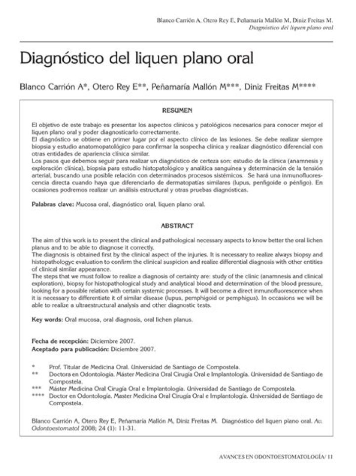 Liquen Plano Oral PDF: Diagnosis & Treatment Guide