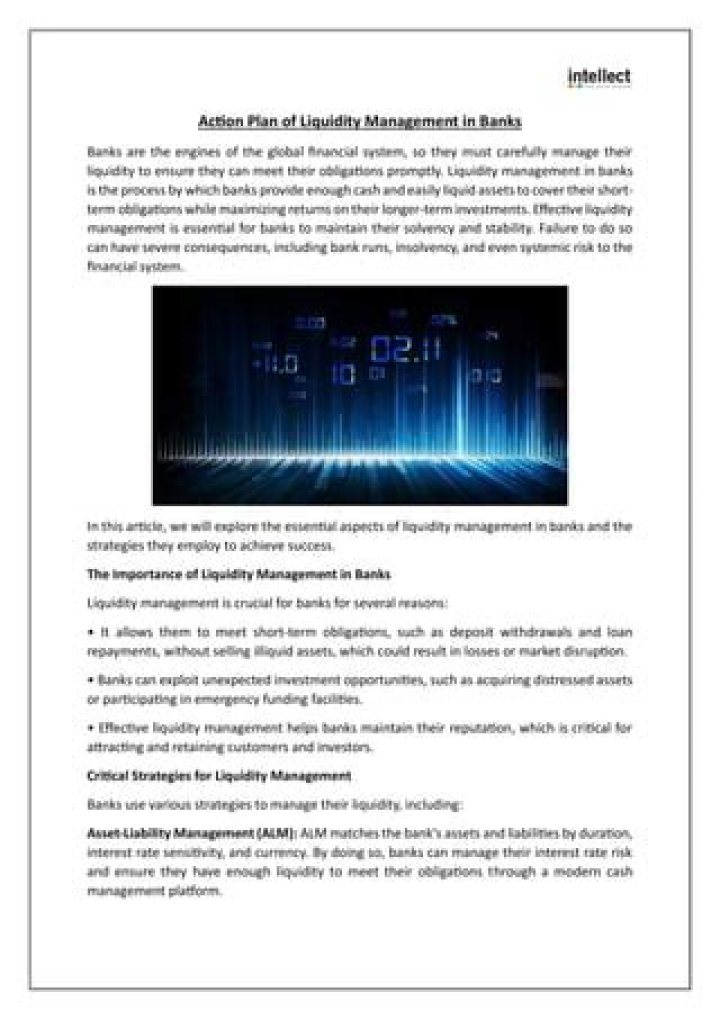 Master Liquidity Management in Banks: Essential PDF Guide