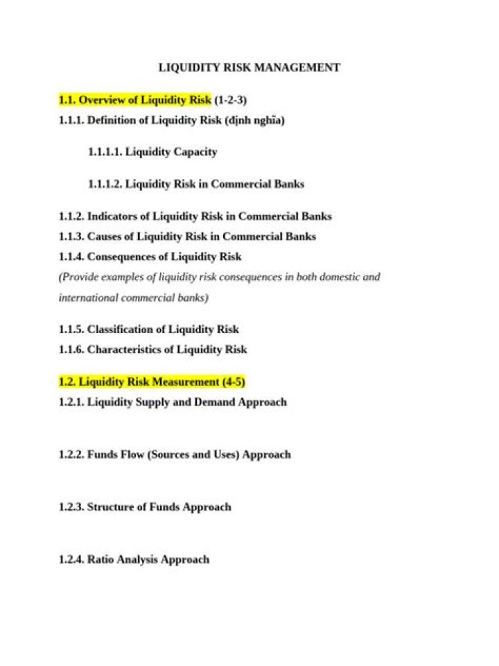 Mastering Liquidity Risk Management in Banks: Essential PDF Guide
