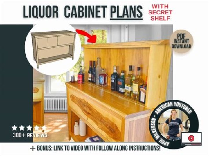 Free Liquor Cabinet Plans PDF – Perfect DIY Storage Solutions