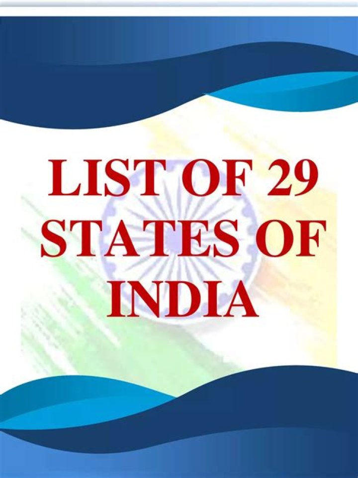 Complete List of 29 Indian States PDF Download