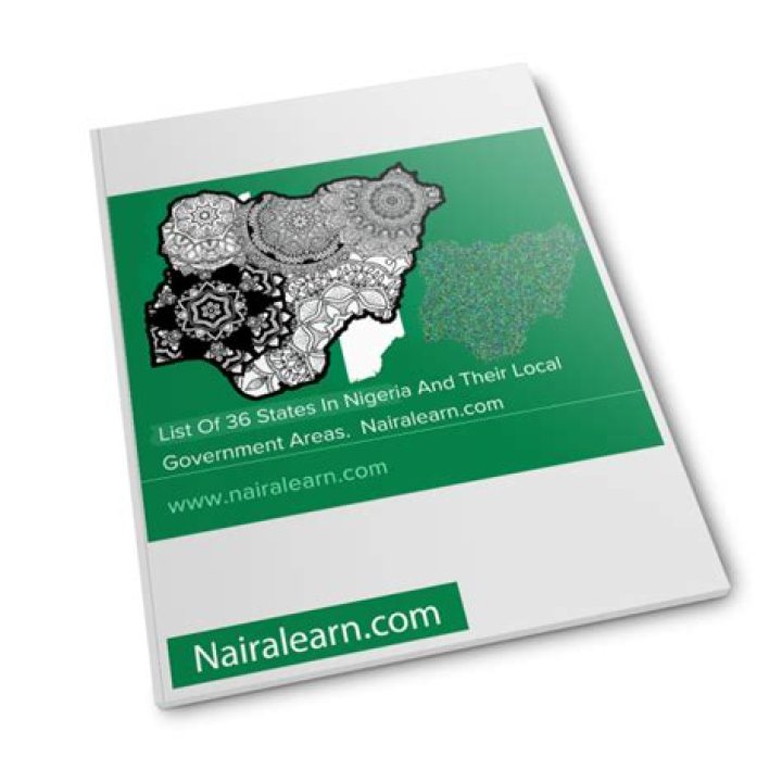 Complete List of 36 Nigerian States PDF Download