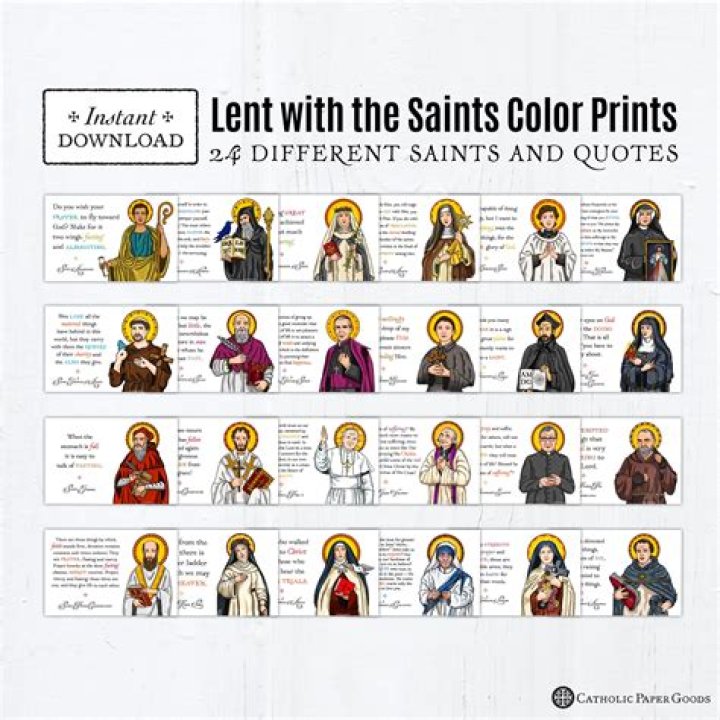 Complete List of All Catholic Saints PDF – Free Download