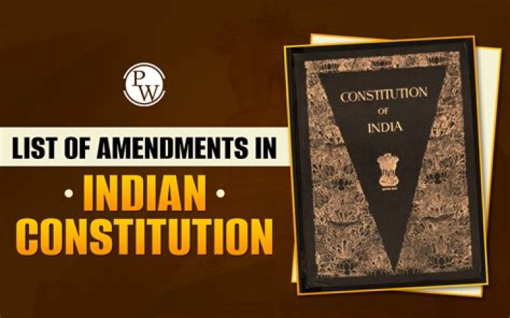 Complete List of Amendments to Indian Constitution PDF – Download Now