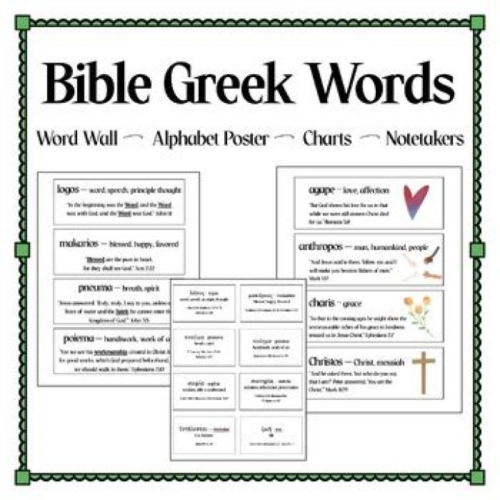 Complete List of Bible Greek Words with Meanings – PDF Guide