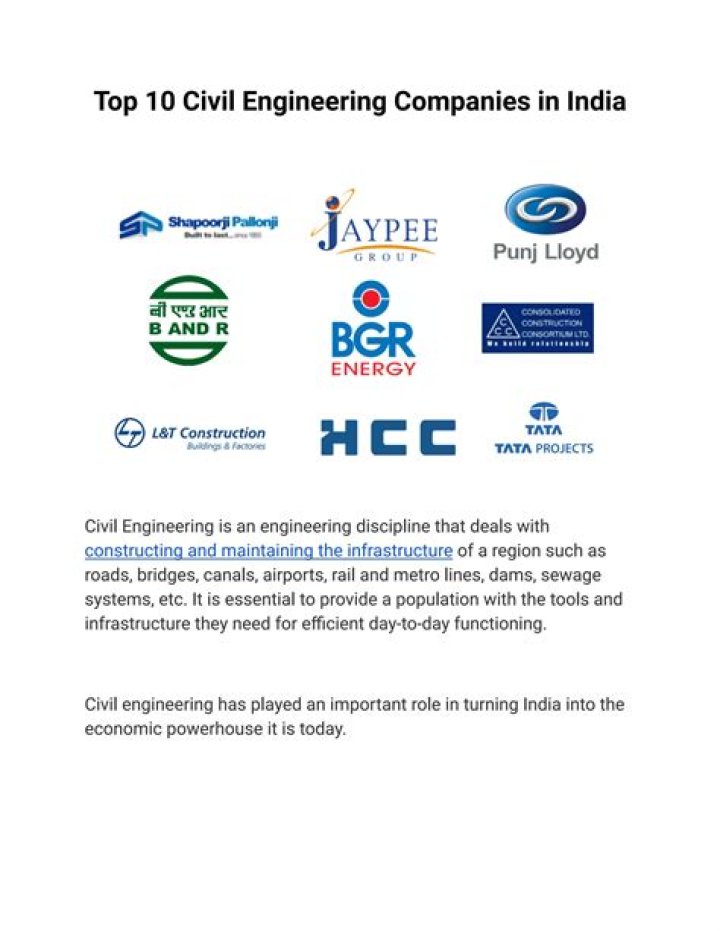 List of Civil Engineering Companies PDF – Download Full Directory