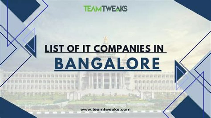 Top Companies in Bangalore PDF List – Free Download