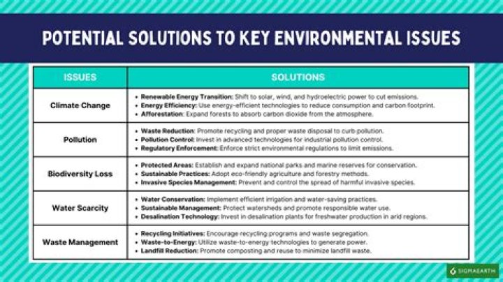 Comprehensive List of Environmental Problems and Solutions PDF