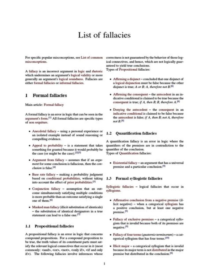 Free PDF List of Logical Fallacies – Master Critical Thinking